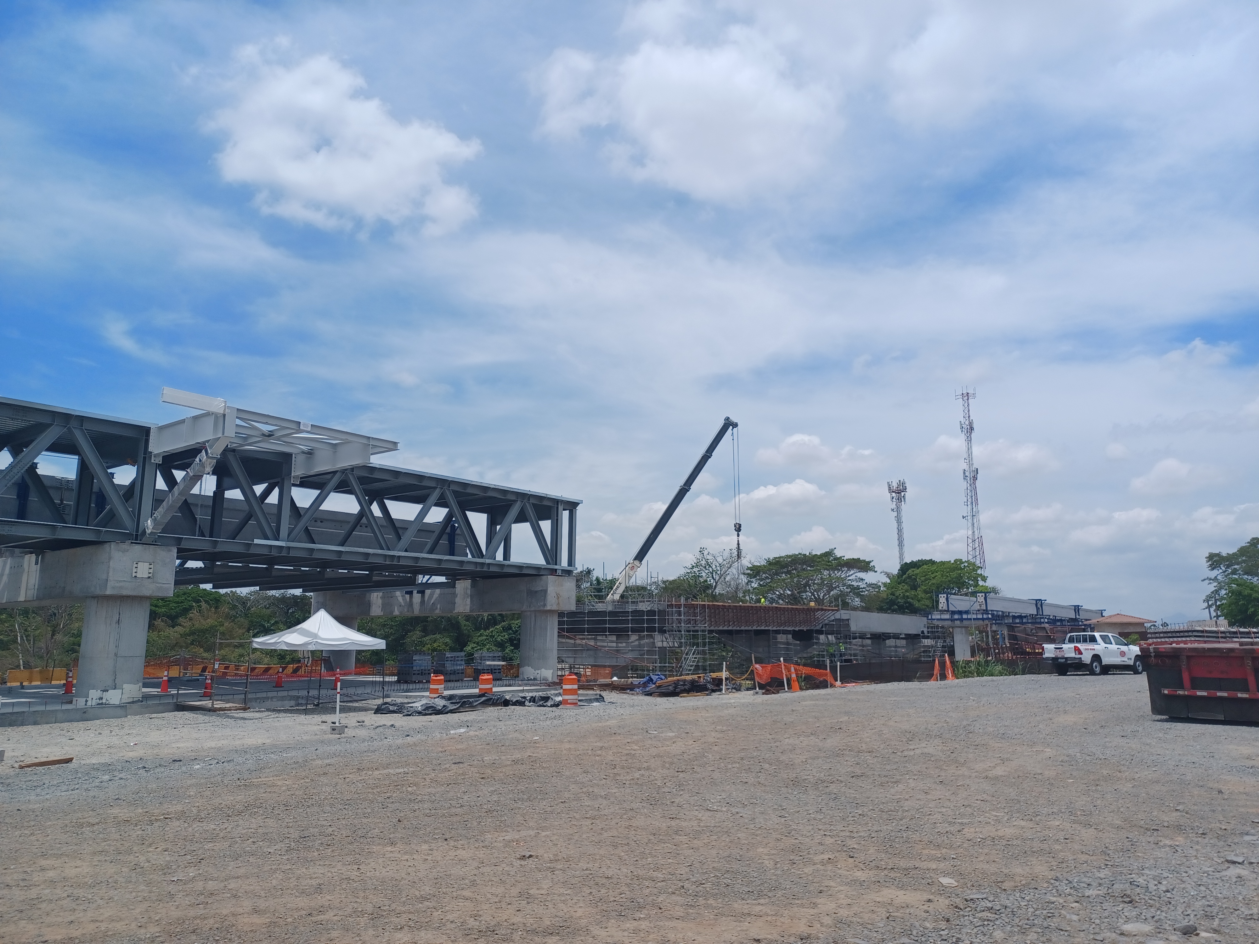 Obra de la estación Ciudad del Futuro