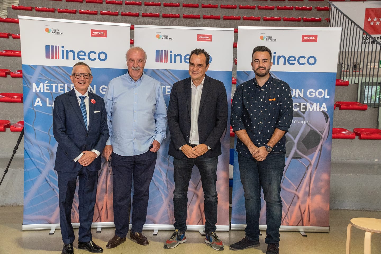 •	Ineco, ingeniería y consultoría del Ministerio de Transportes, Movilidad y Agenda Urbana, ha organizado una jornada deportiva y solidaria junto al exseleccionador nacional de fútbol, Envera y la Fundación Josep Carreras