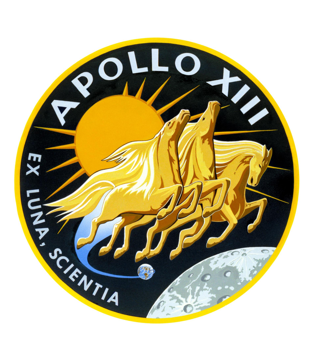 Insignia de la misión Apolo XIII. Foto: NASA