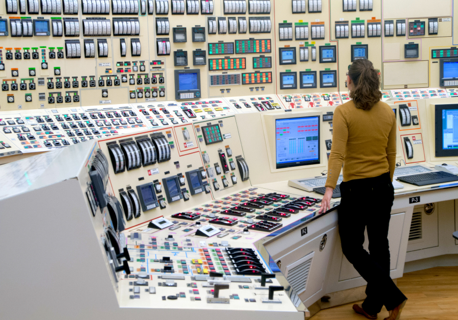 Simulador de sala de control de una central nuclear. Foto: Foro Nuclear