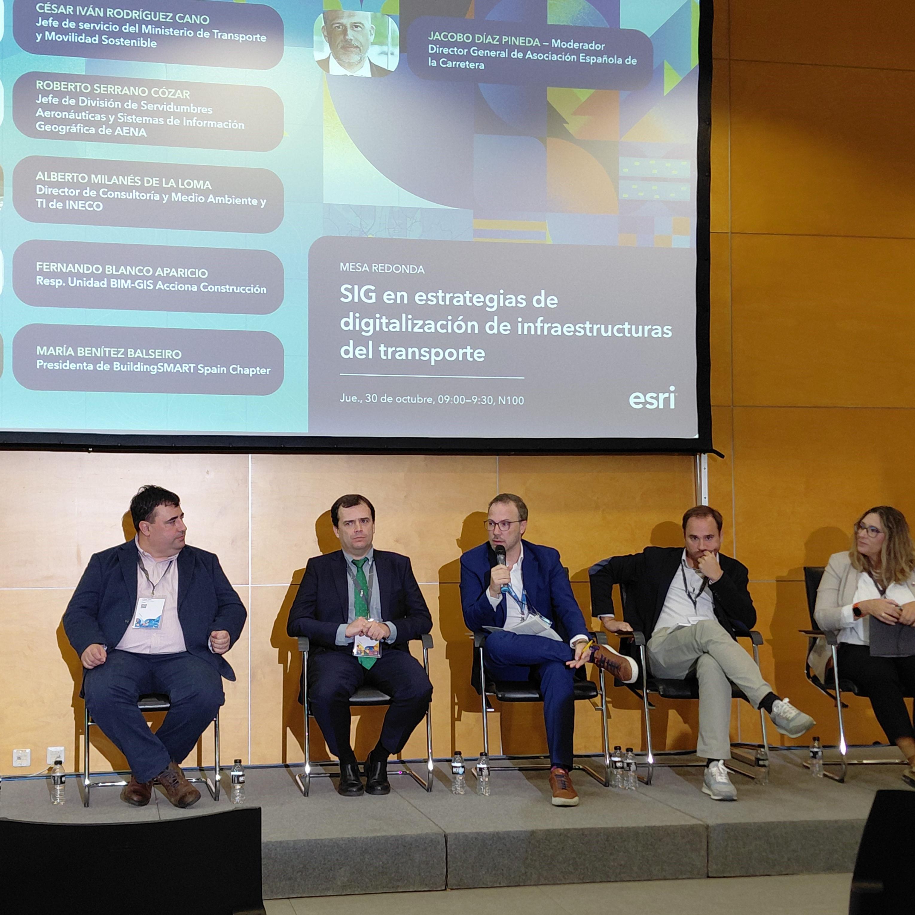 Ineco Strengthens Its Role in Transport Infrastructure Digitalisation at Esri Spain 2025