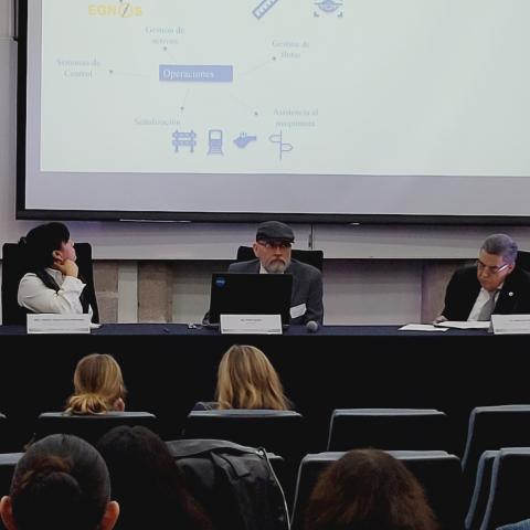 Magdalena Garrigós, during her lecture