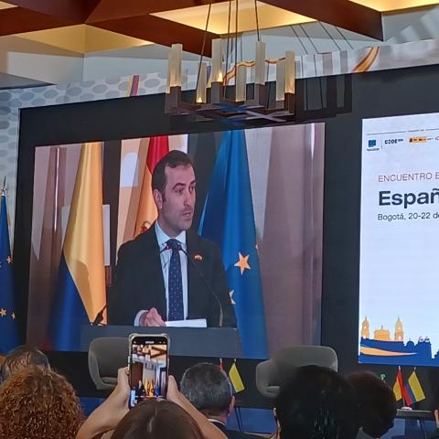 The Spanish Minister of Economy, Trade and Enterprise, Carlos Cuerpo