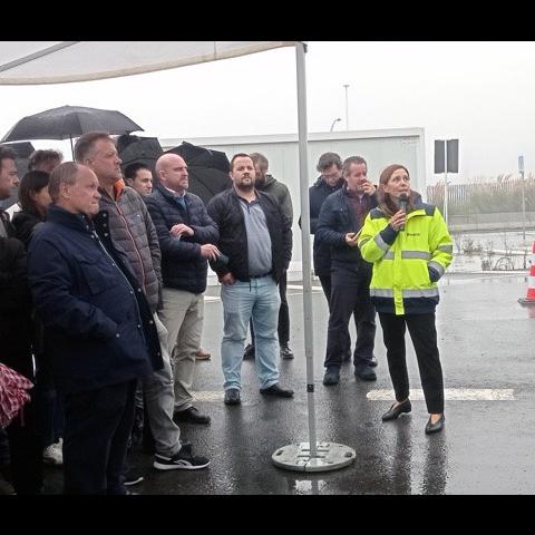 María Dolores Salorio emphasised that: "with the construction of this infrastructure connecting the railway on the Atlantic axis and the port, sustainability in land freight transport in Spain is boosted".