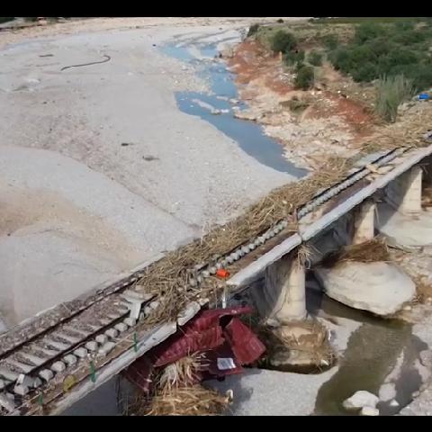 Drone flights make it possible to assess infrastructure damage