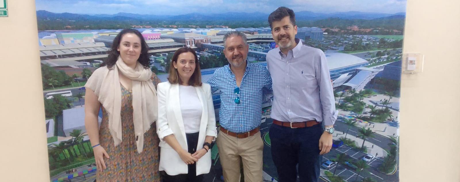 Ineco audit team: Mercedes Cabrera, María Tirado, Jorge Merino and Víctor Lago.