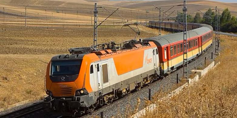 Uno de los trenes de ONCF, el operador estatal ferroviario de Marruecos.