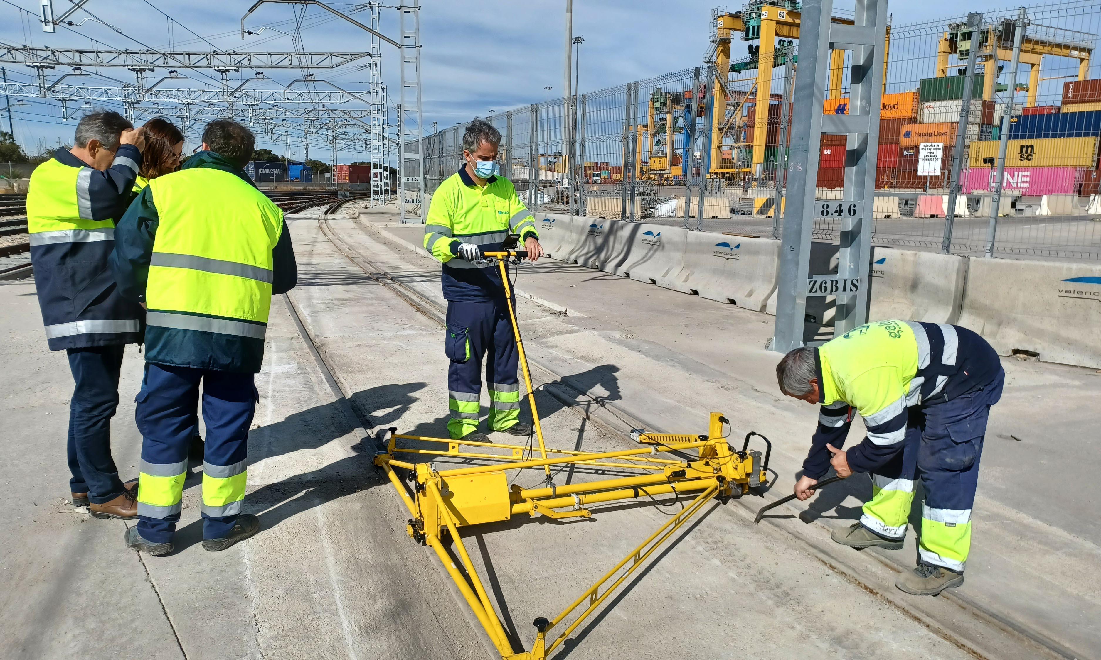 Ineco oversees the execution of the railway works for the adaptation to mixed gauge at the Port of Valencia