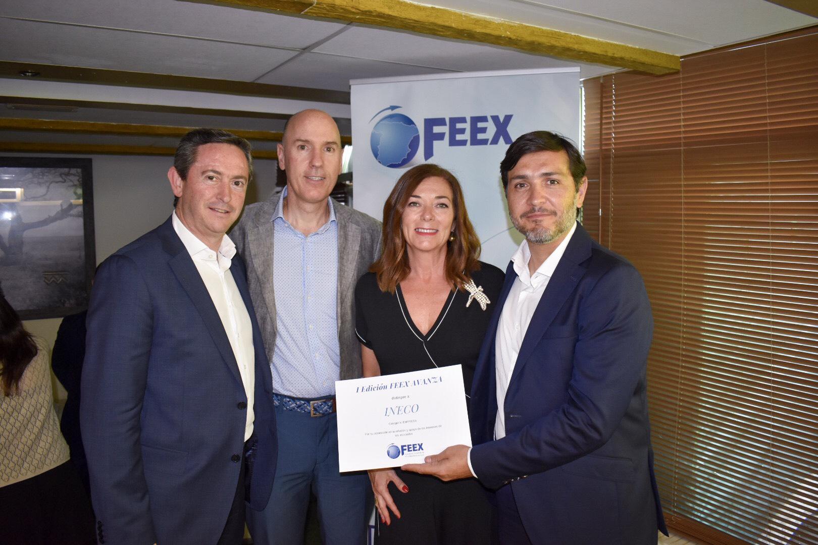 Ineco, distinguida en los Galardones FEEX Avanza 2019