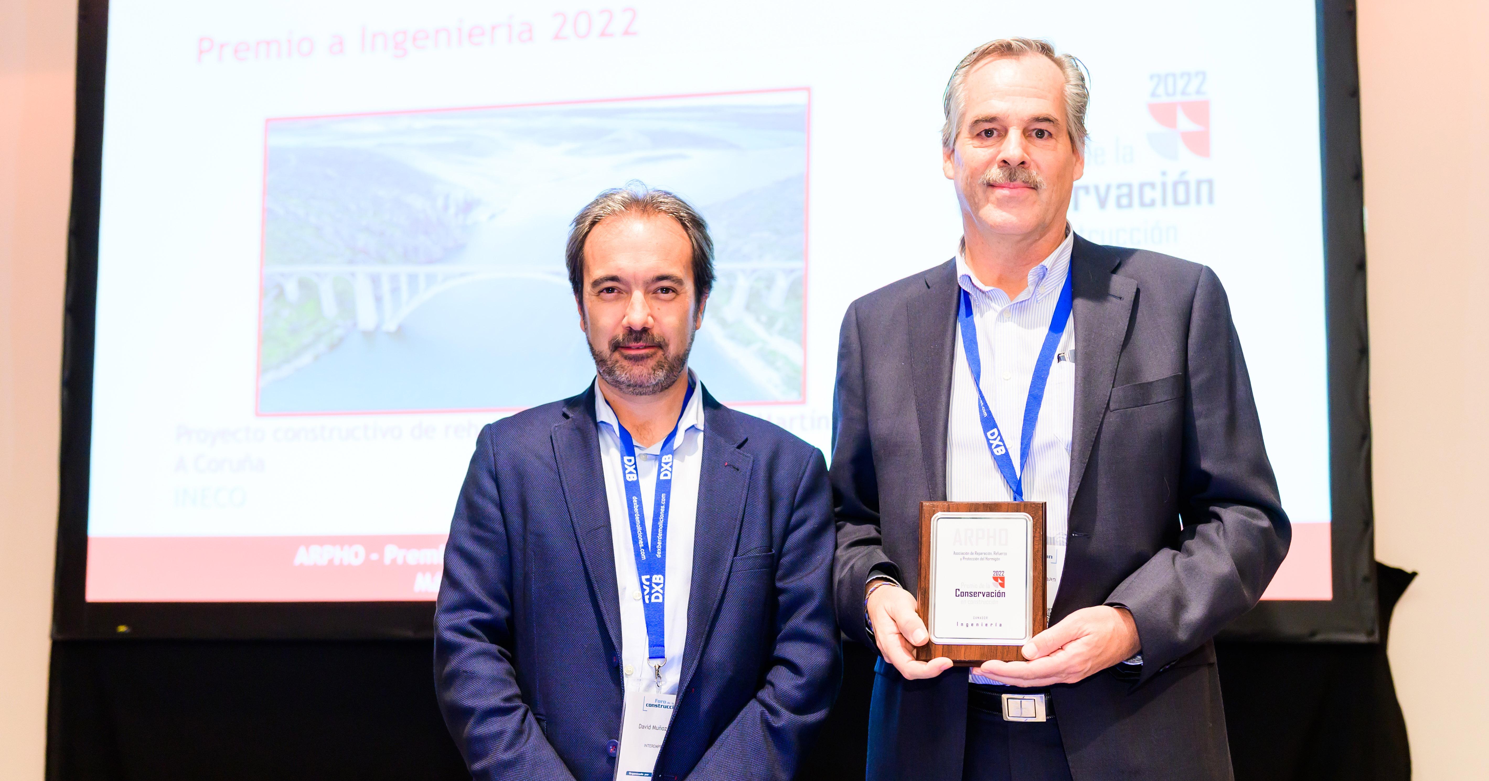 Ineco wins the 'Structural Conservation in Construction 2022' Award