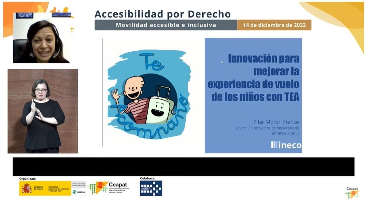 Teacompaño, protagonista del seminario “Accesibilidad por Derecho: Movilidad accesible e inclusiva”